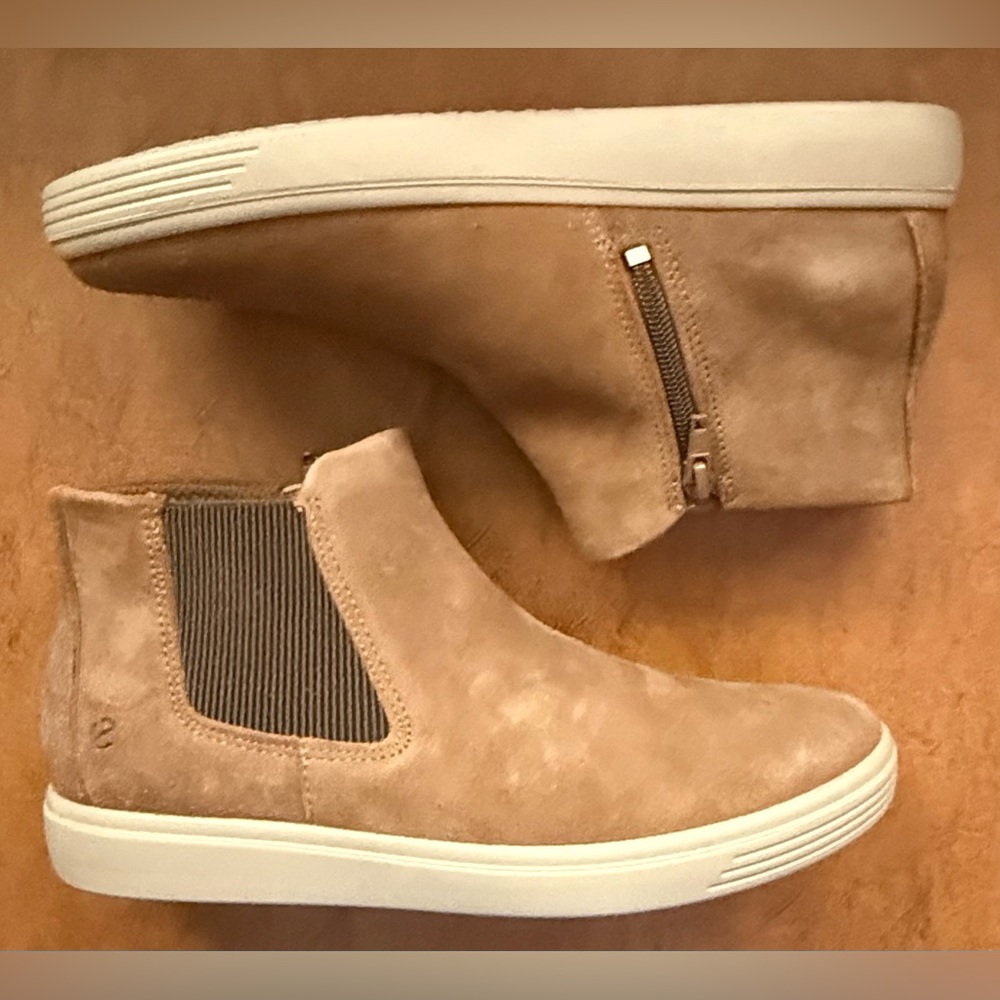 ECCO Classic Sneaker Ankle Boot Camel Nubuck Size 9–9.5 EU40 NWB - Picture 8 of 11